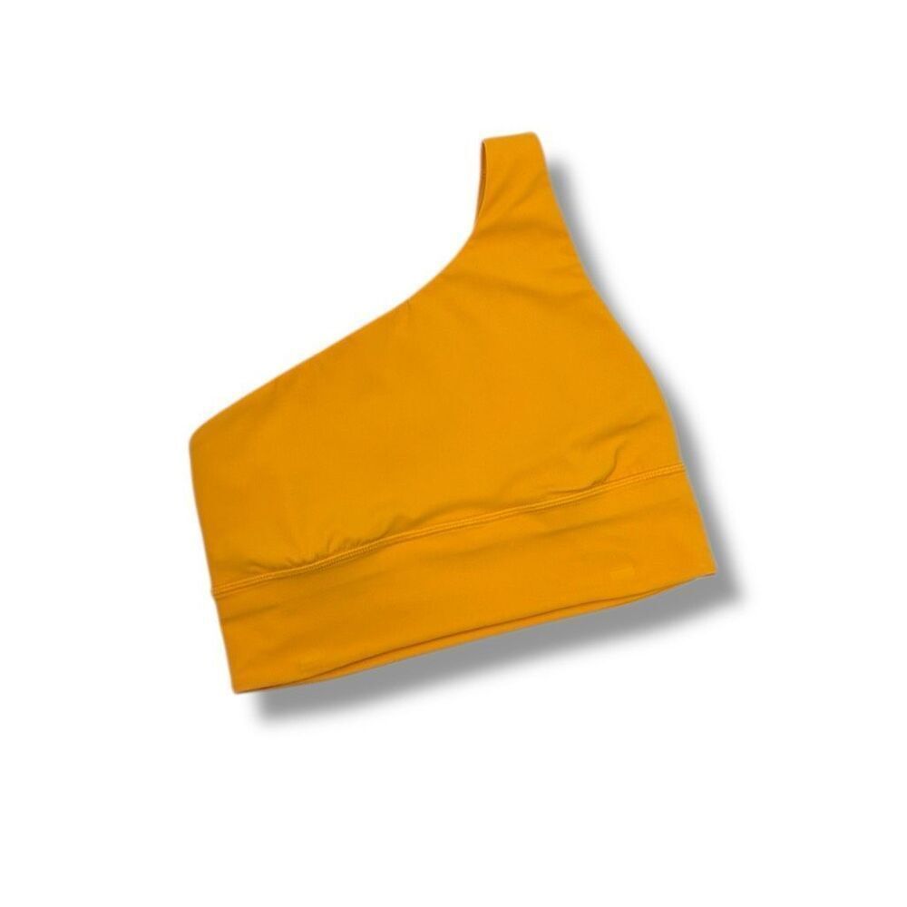 Lululemon Align Asymmetrical Bra in Mango Dream Size 6